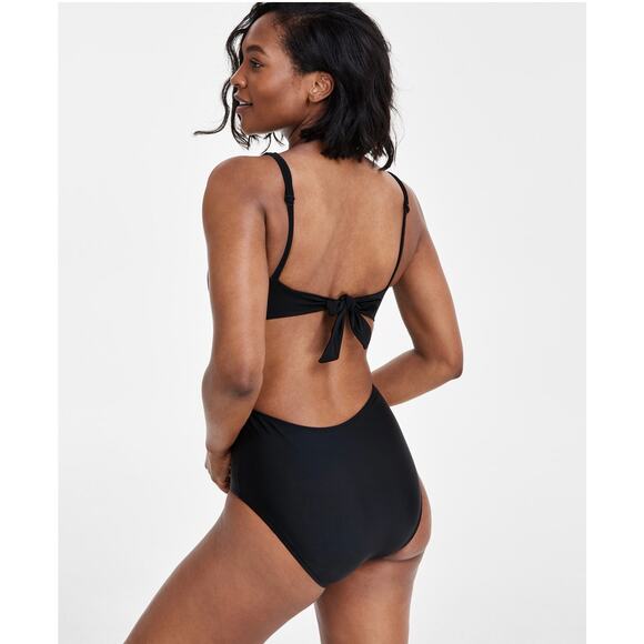 NEW Bar III Macy's Women's Swimsuit Size Small Tell Me About It Stud One-Piece - Picture 2 of 11